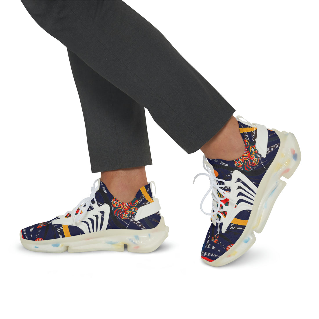 Ink Wildly Wicked OTT Men's Mesh Knit Sneakers