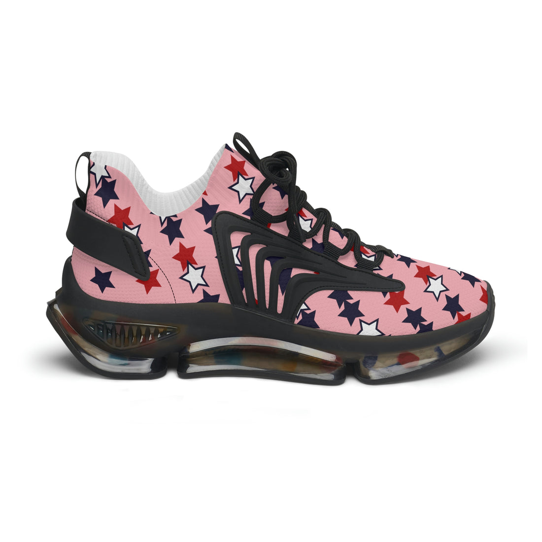 Blush Pink Stargirl OTT Women's Mesh Knit Sneakers