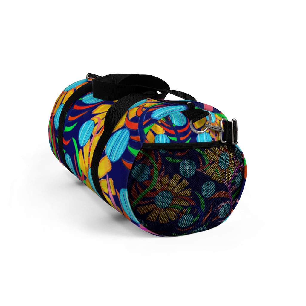 Sunflower Navy Blue Duffel Bag