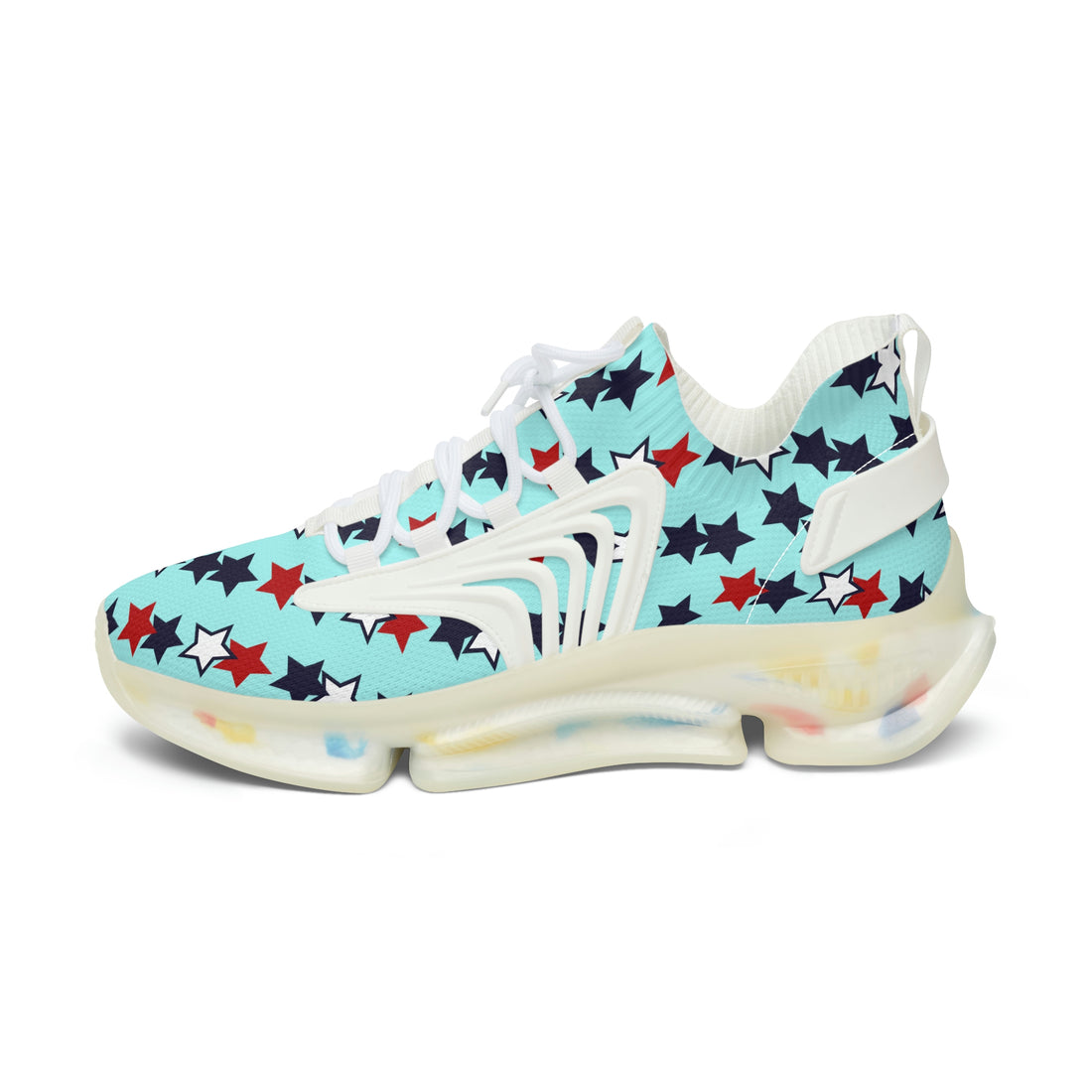 Icy Blue Stargirl OTT Women's Mesh Knit Sneakers