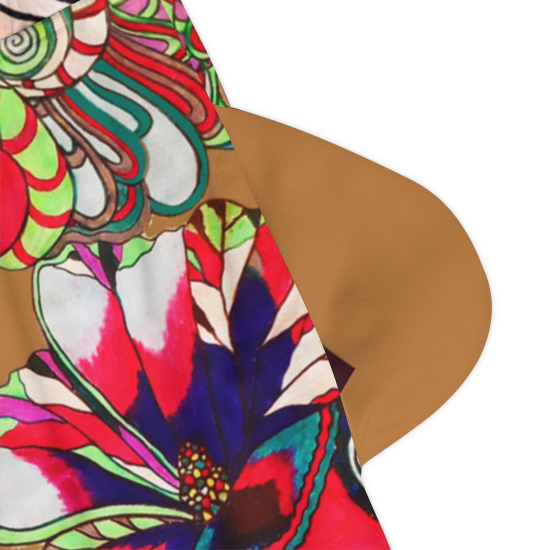 Tussock Graphic Floral Basketball Rib Shorts (AOP)