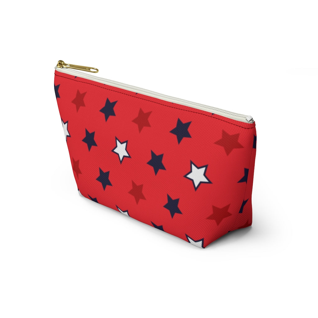 Starry Red Accessory Pouch