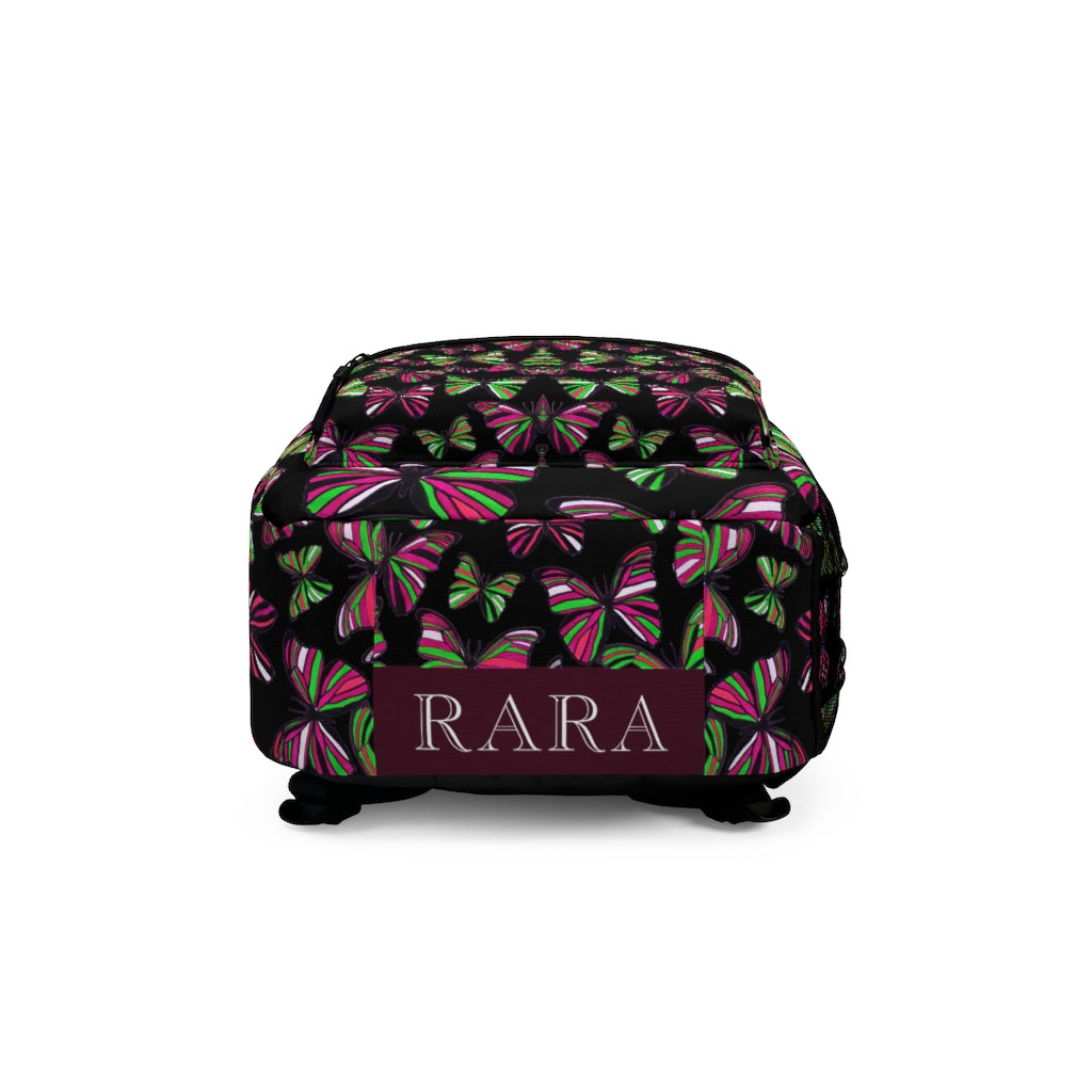 Butterflies Black Backpack