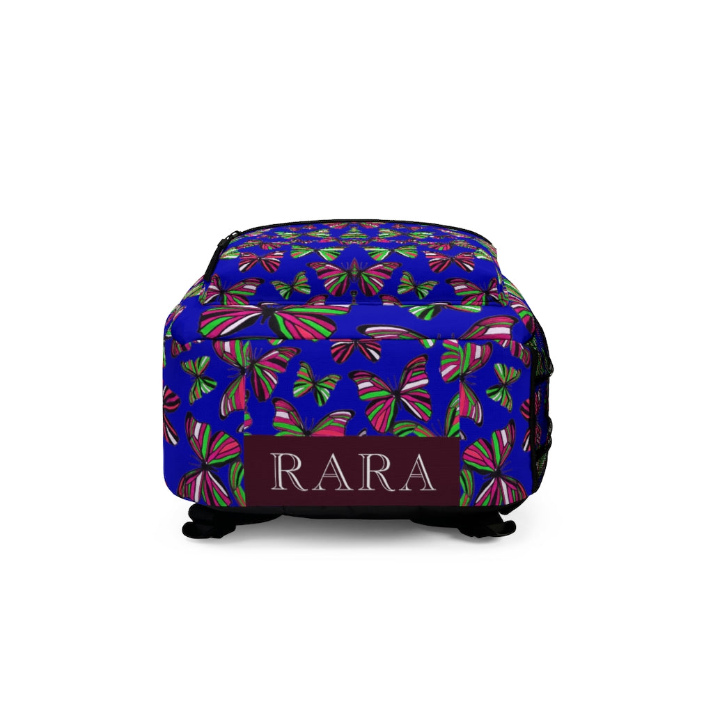 Butterflies Royal Blue Backpack