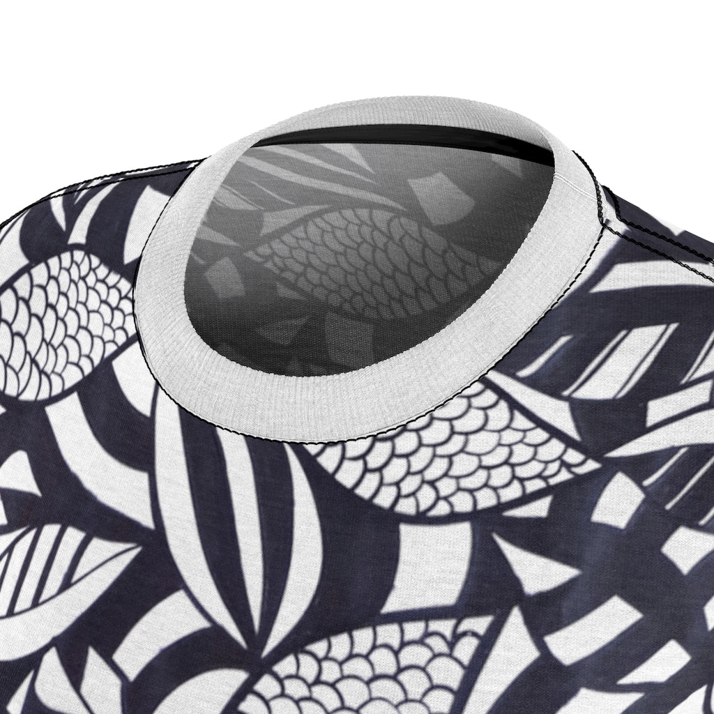 Tropical Minimalist Monochrome AOP T-shirt