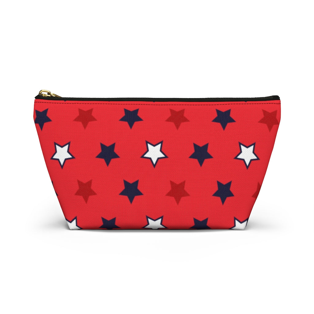 Starry Red Accessory Pouch