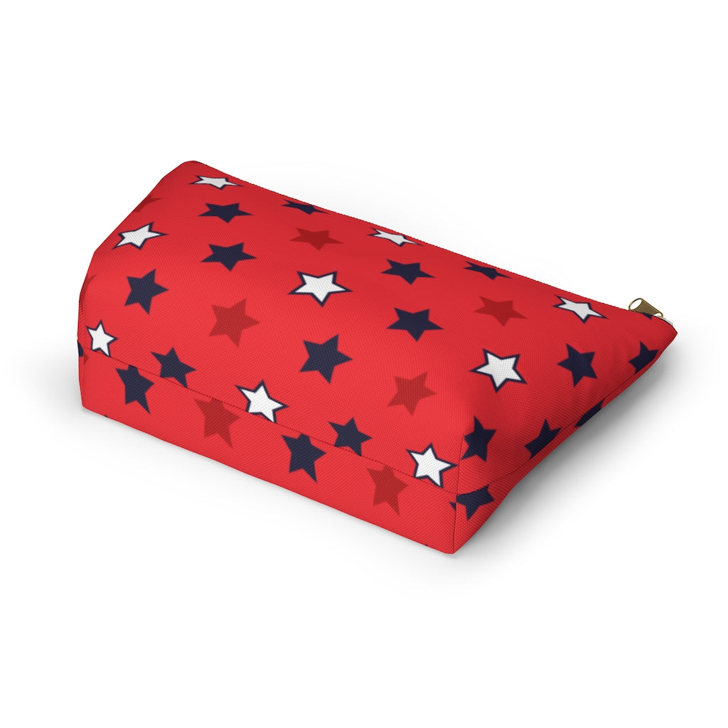 Starry Red Accessory Pouch