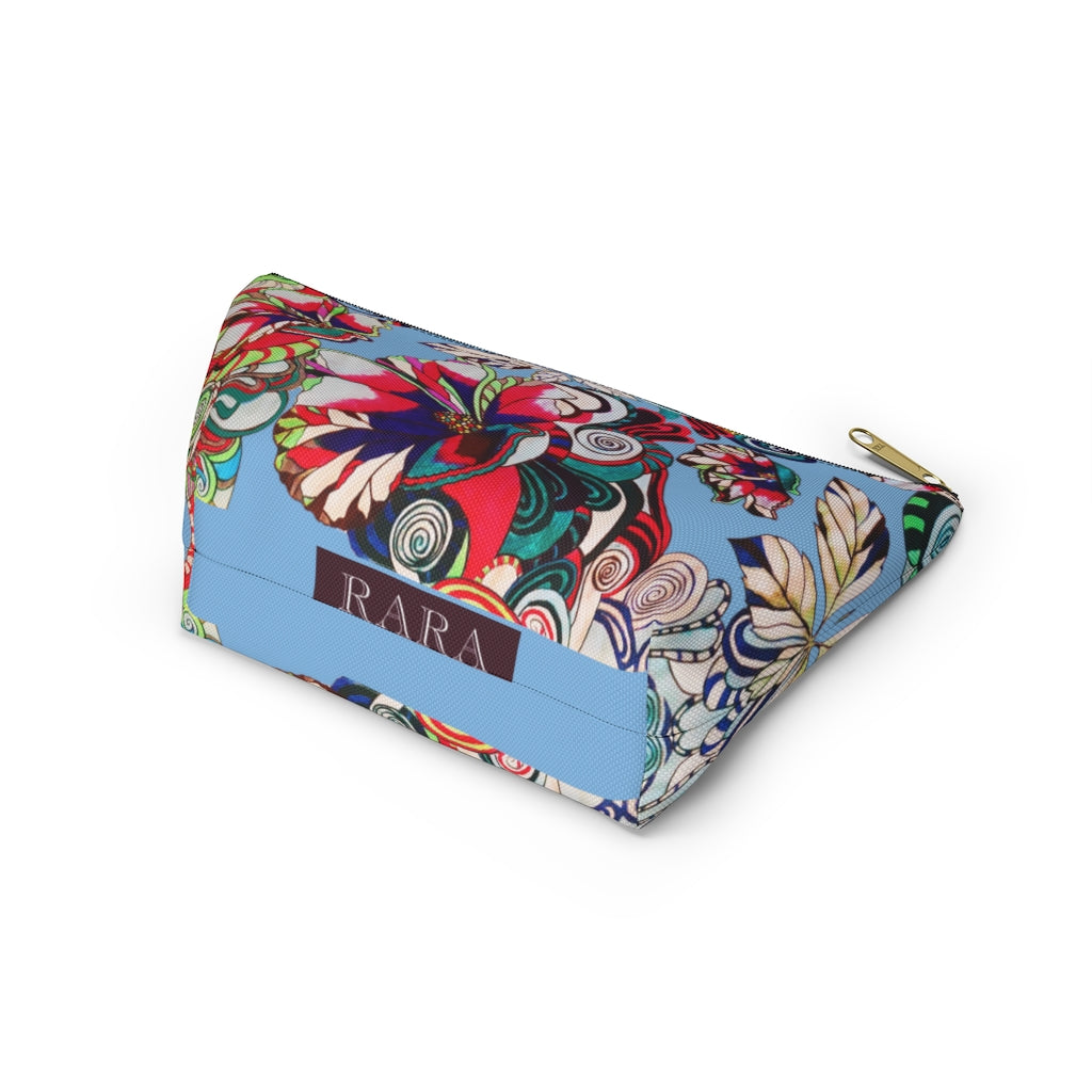 Floral Pop Sky Accessory Pouch