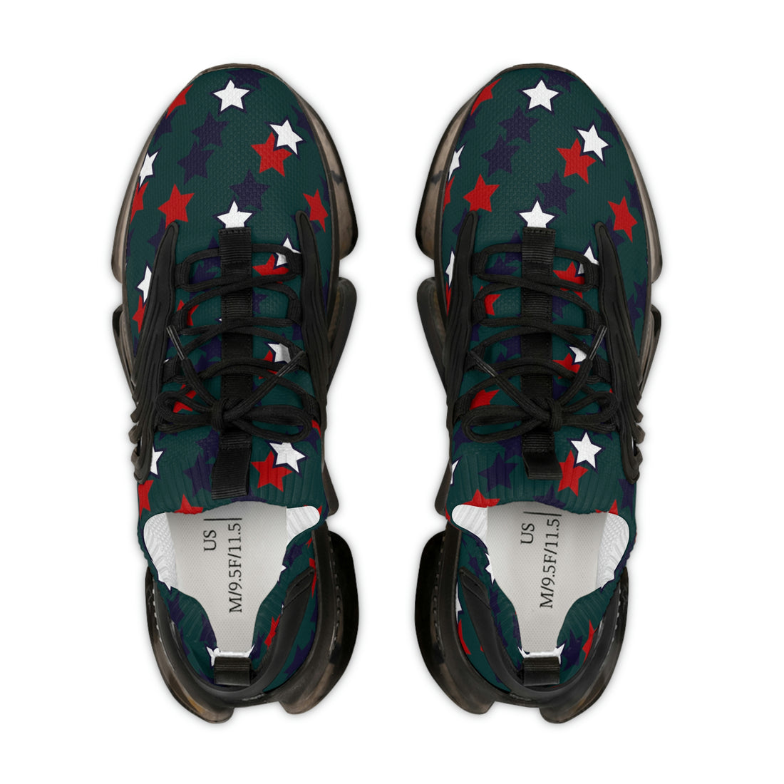 Bottle Green Starboy OTT Men's Mesh Knit Sneakers