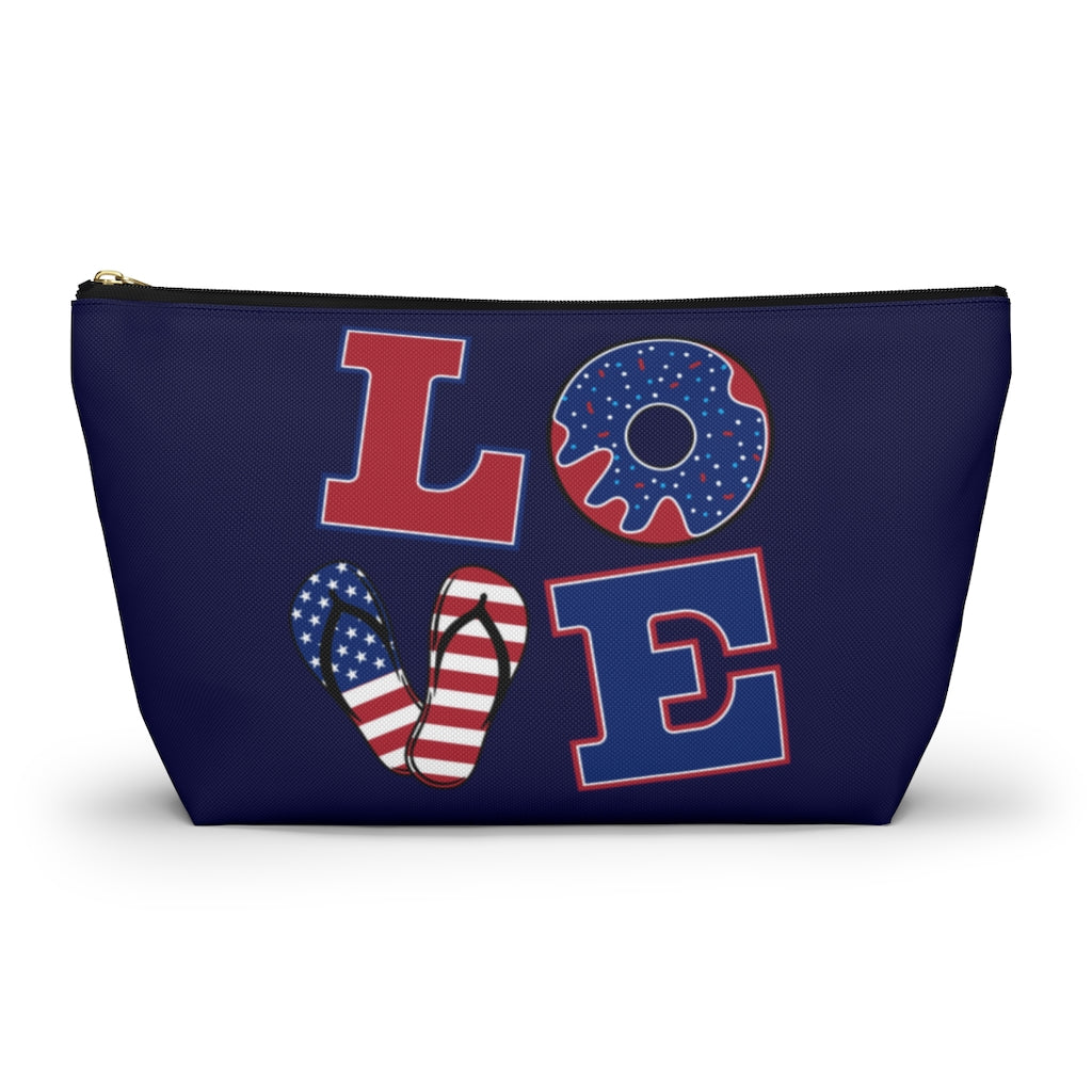 Love Navy Accessory Pouch
