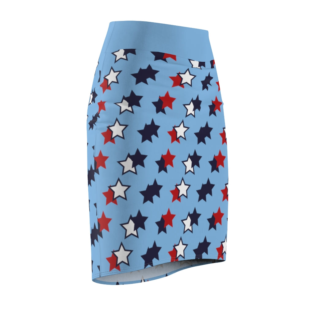 AOP Starry Sky Pencil Skirt