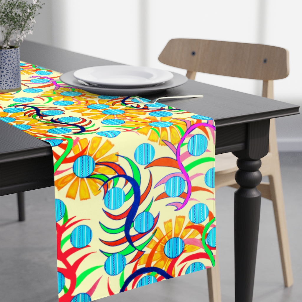 Sunflower Cream Table Runner