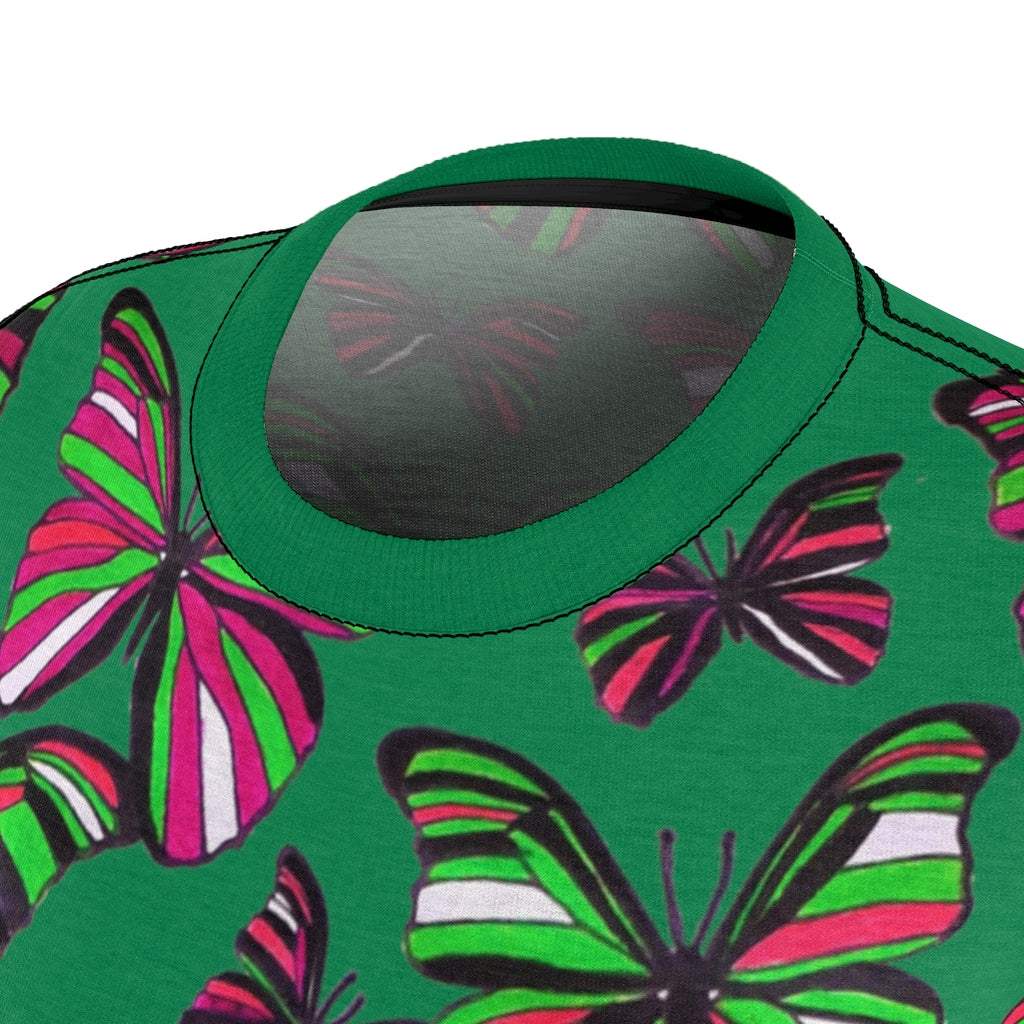 Butterflies AOP Emerald T-shirt