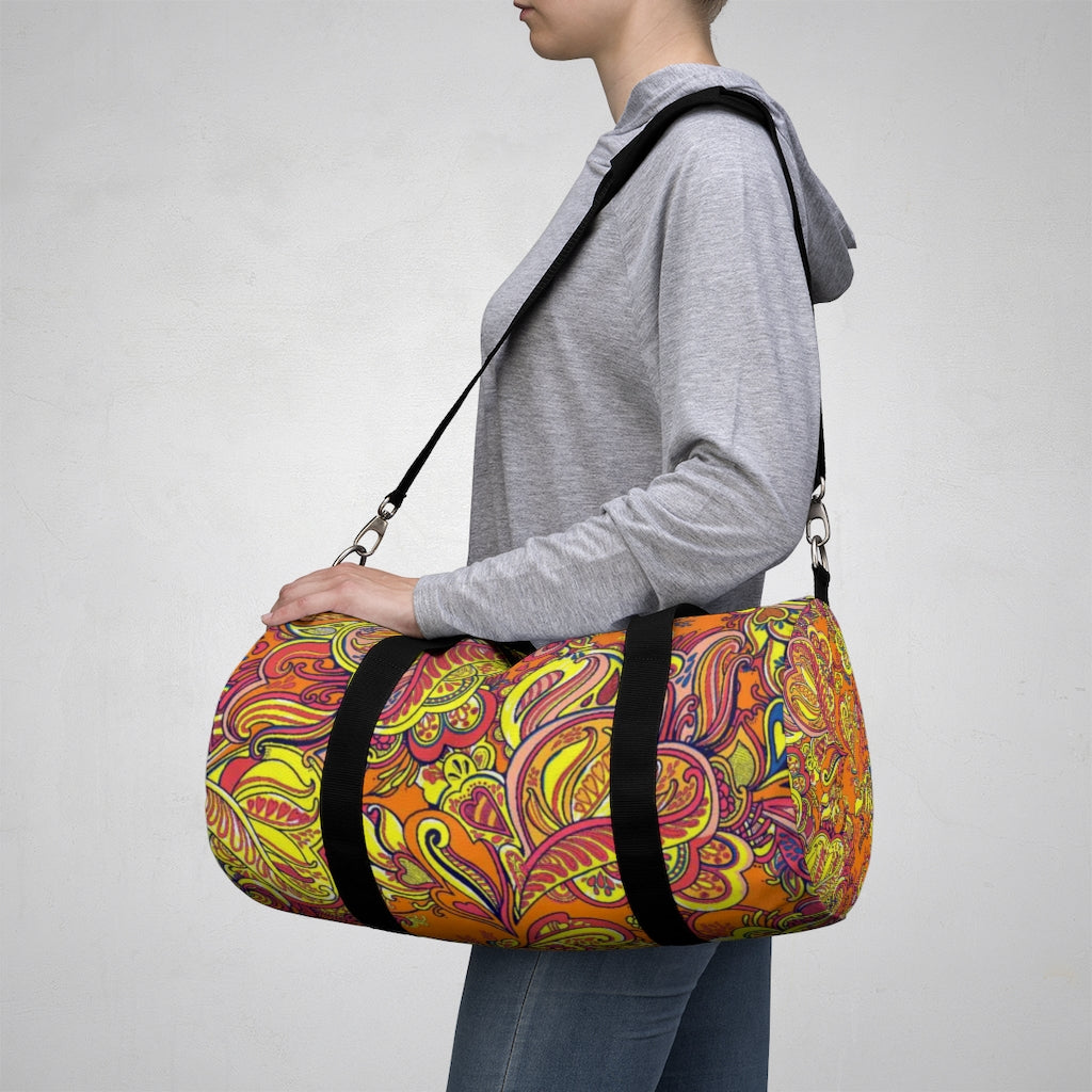 Paisley Hearts Duffel Bag