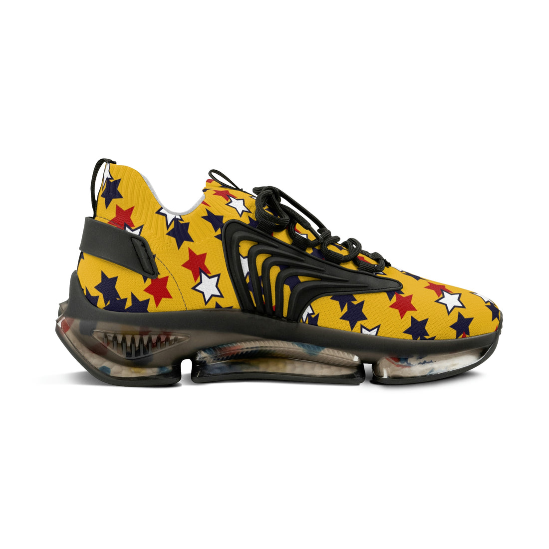Yellow Starboy OTT Men's Mesh Knit Sneakers