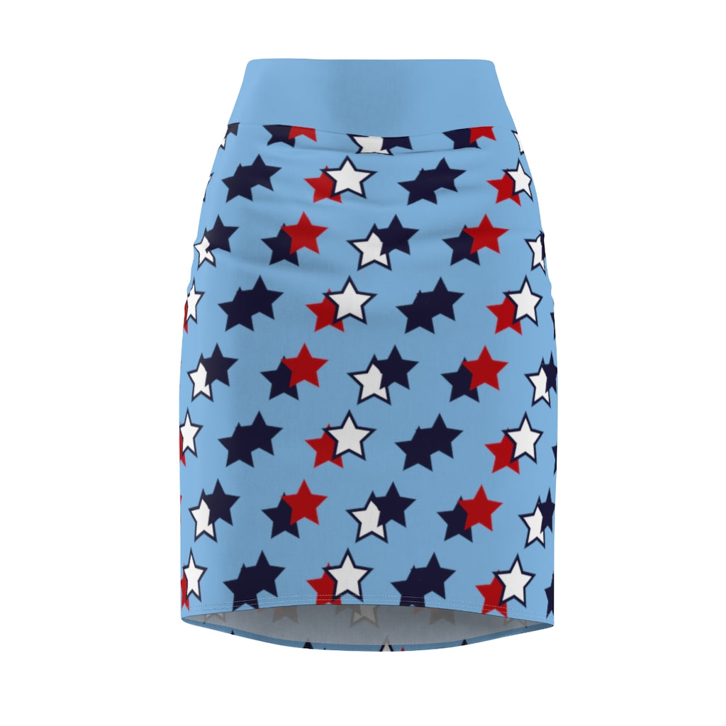 AOP Starry Sky Pencil Skirt