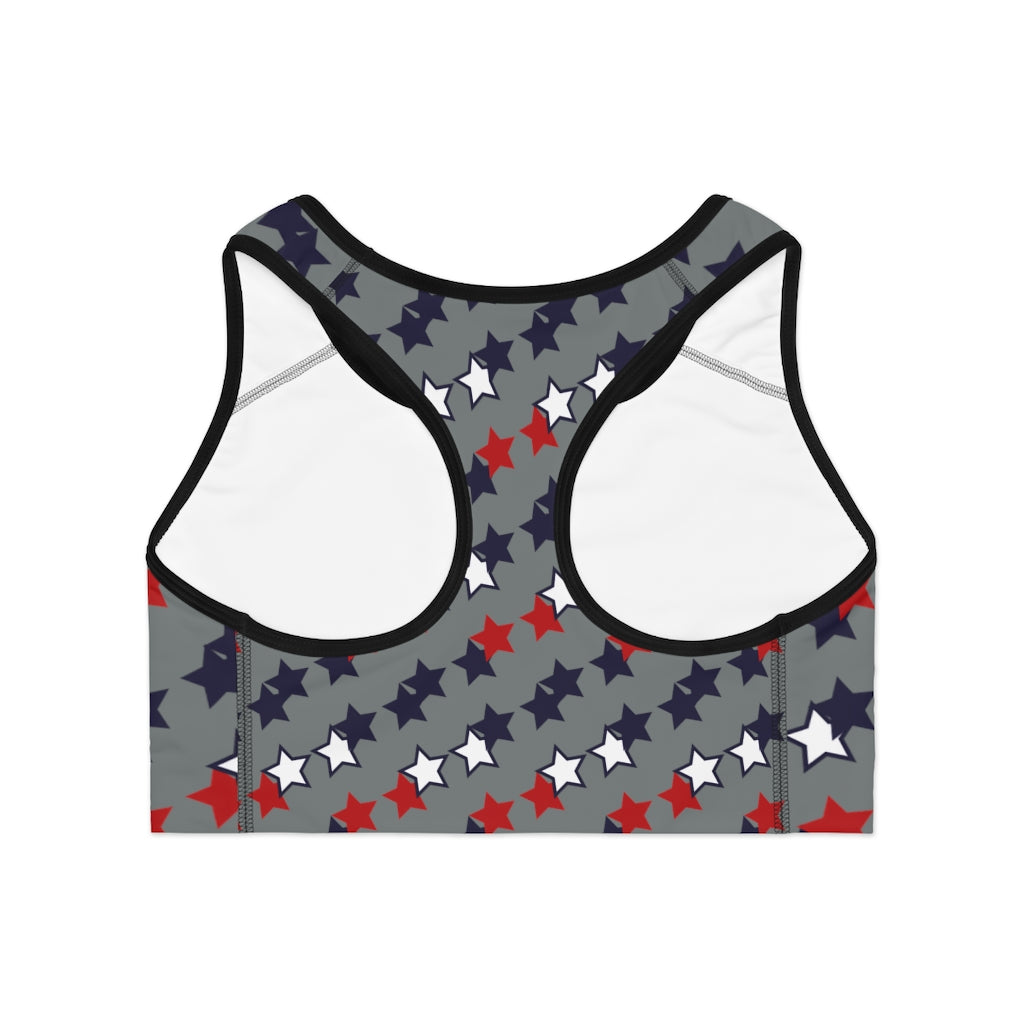 Ash Star Print (AOP) Sports Bra