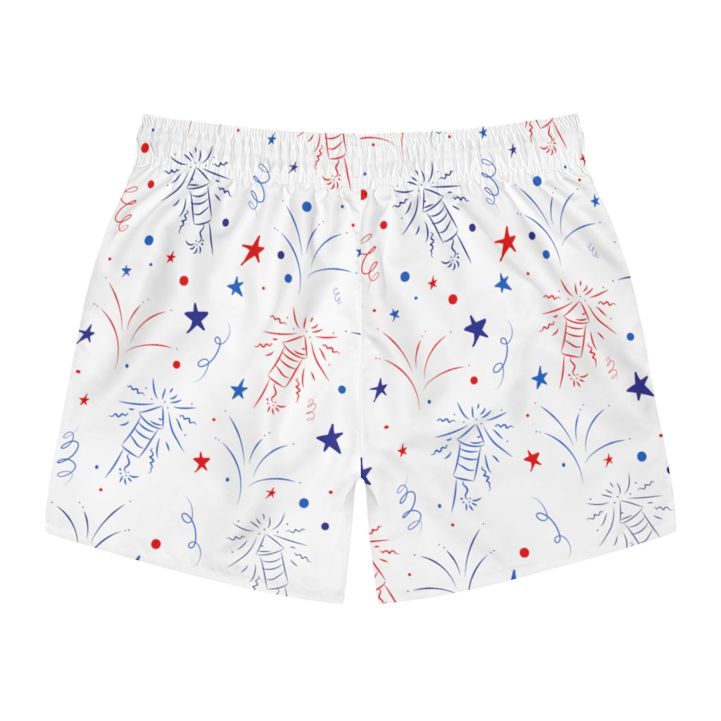 Men's Firecracker Swimming Trunks