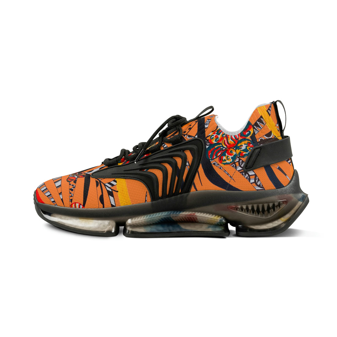 Peach Wildly Wicked OTT Men's Mesh Knit Sneakers