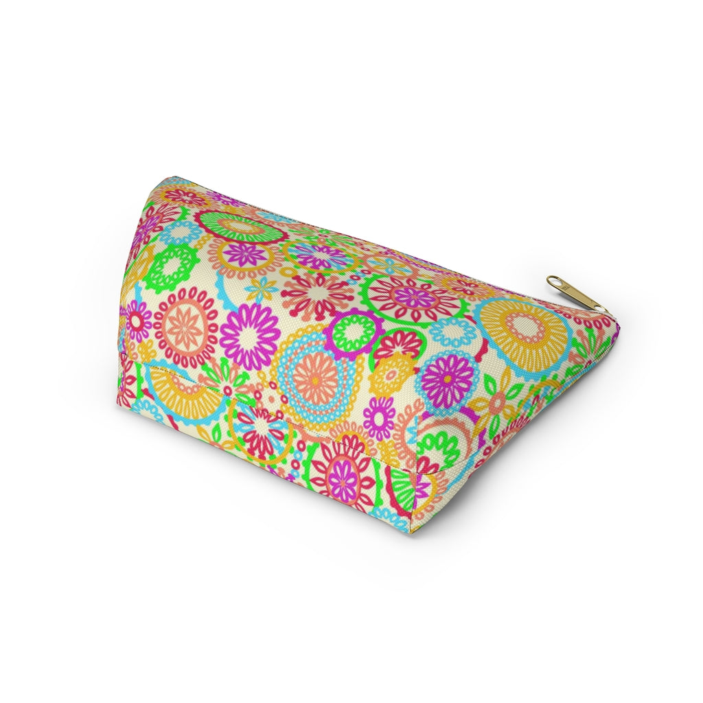 The 70's Vibe Lemon Accessory Pouch