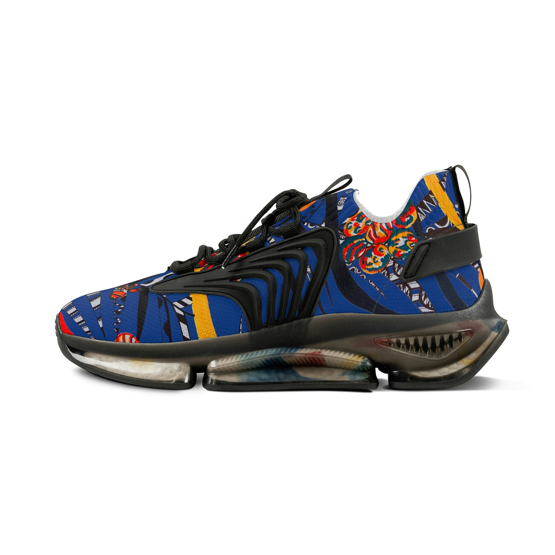 Royal Blue Wildly Wicked OTT Men's Mesh Knit Sneakers