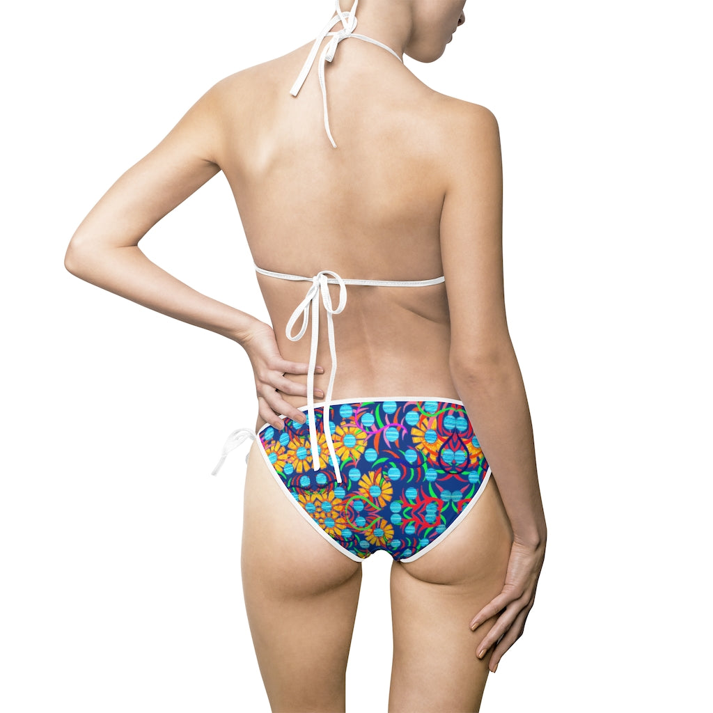 Blue Sunflower Bikini