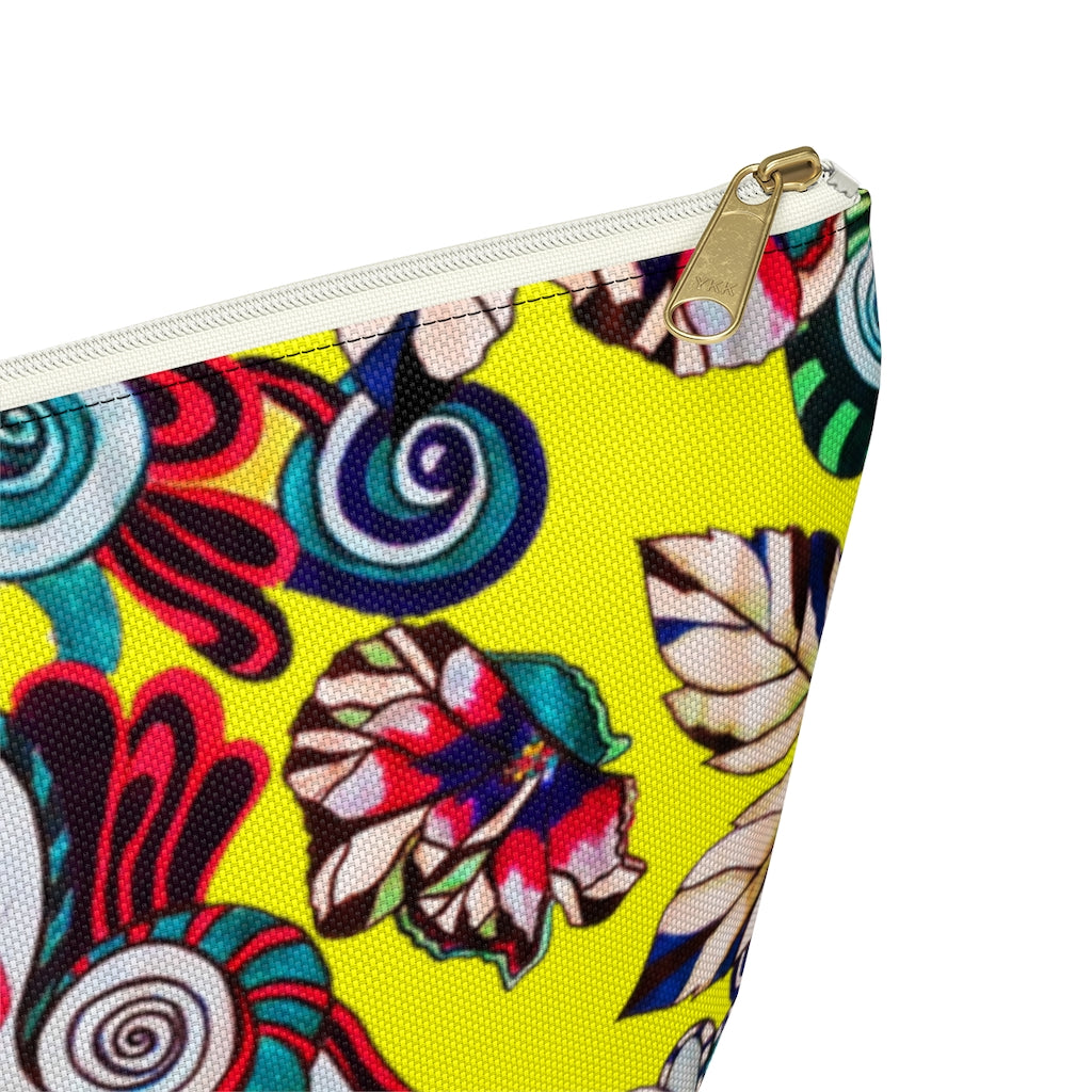 Floral Pop Canary Accessory Pouch