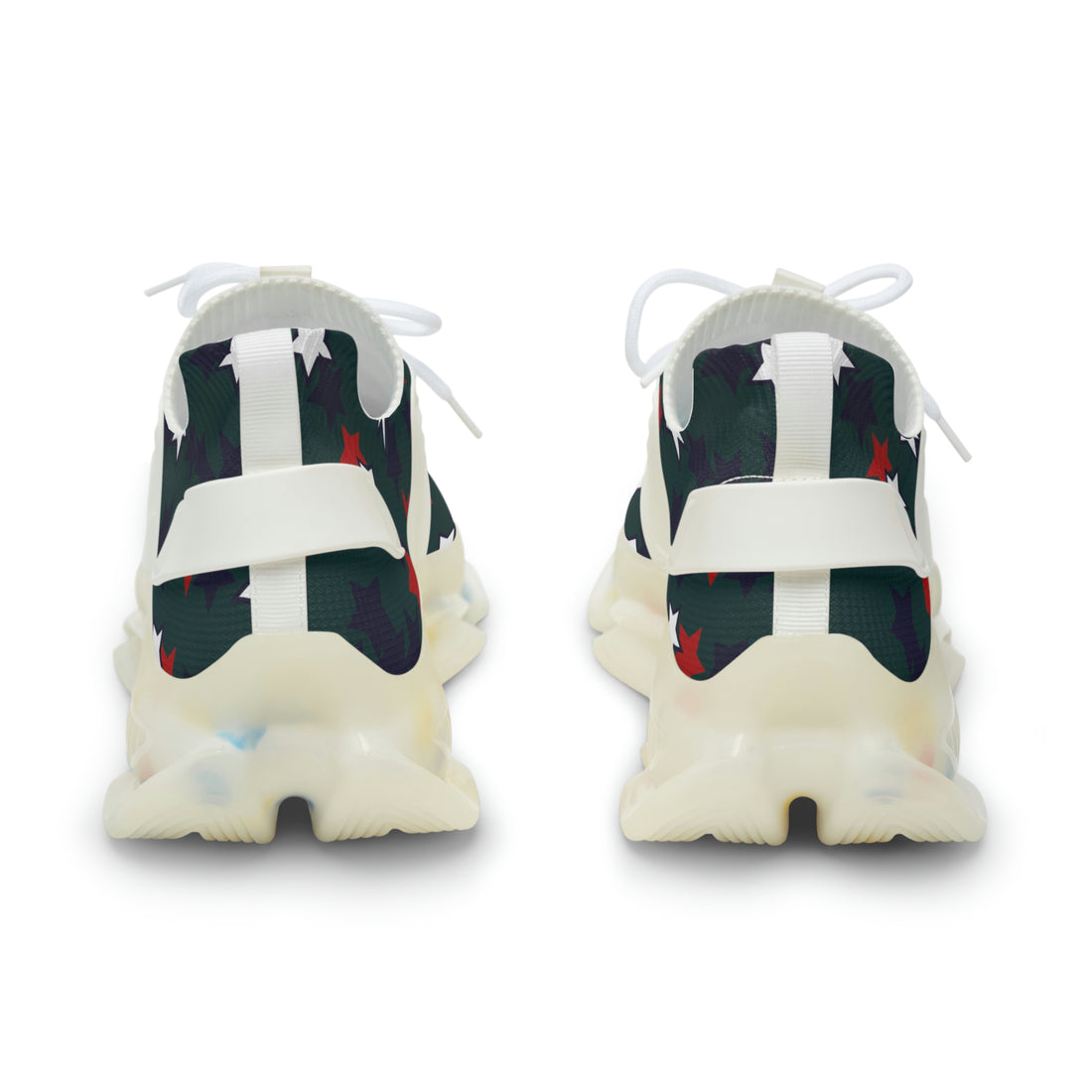 Bottle Green Starboy OTT Men's Mesh Knit Sneakers