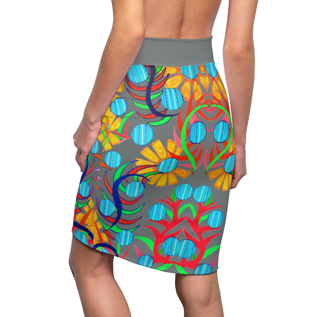 Sunflower Ash Pencil Skirt