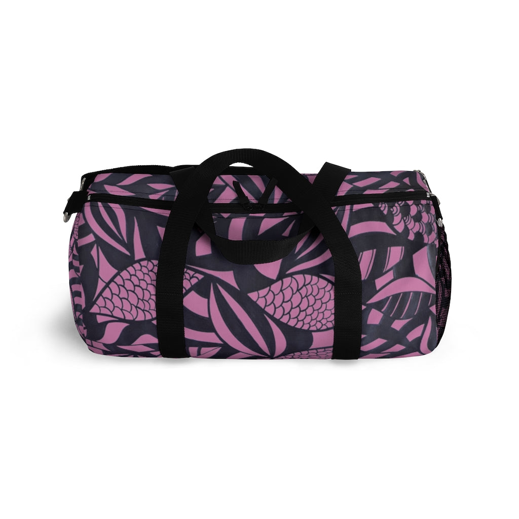 Tropical Minimalist Mauve Duffel Bag