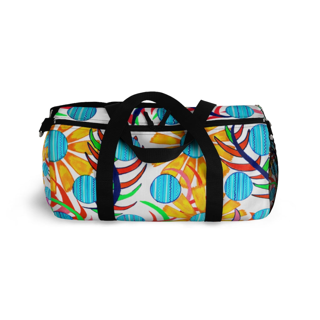 Sunflower Jet White Duffel Bag