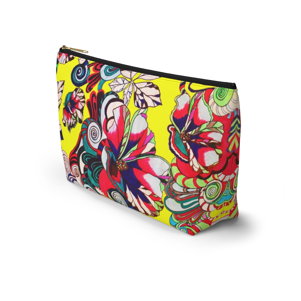 Floral Pop Canary Accessory Pouch