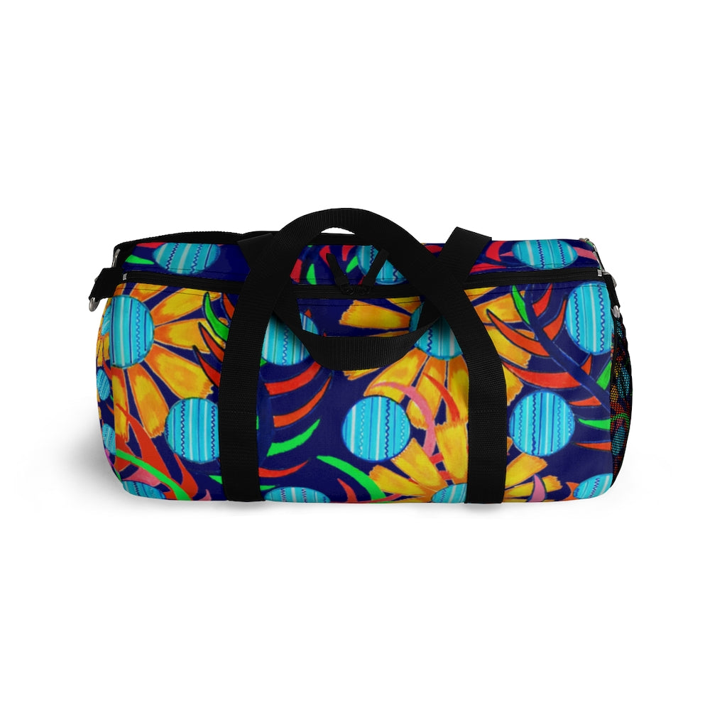Sunflower Navy Blue Duffel Bag