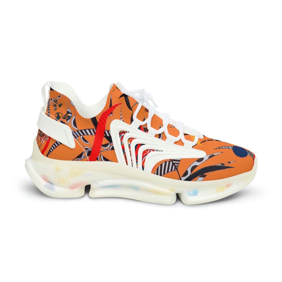 Peach Wildly Wicked OTT Men's Mesh Knit Sneakers