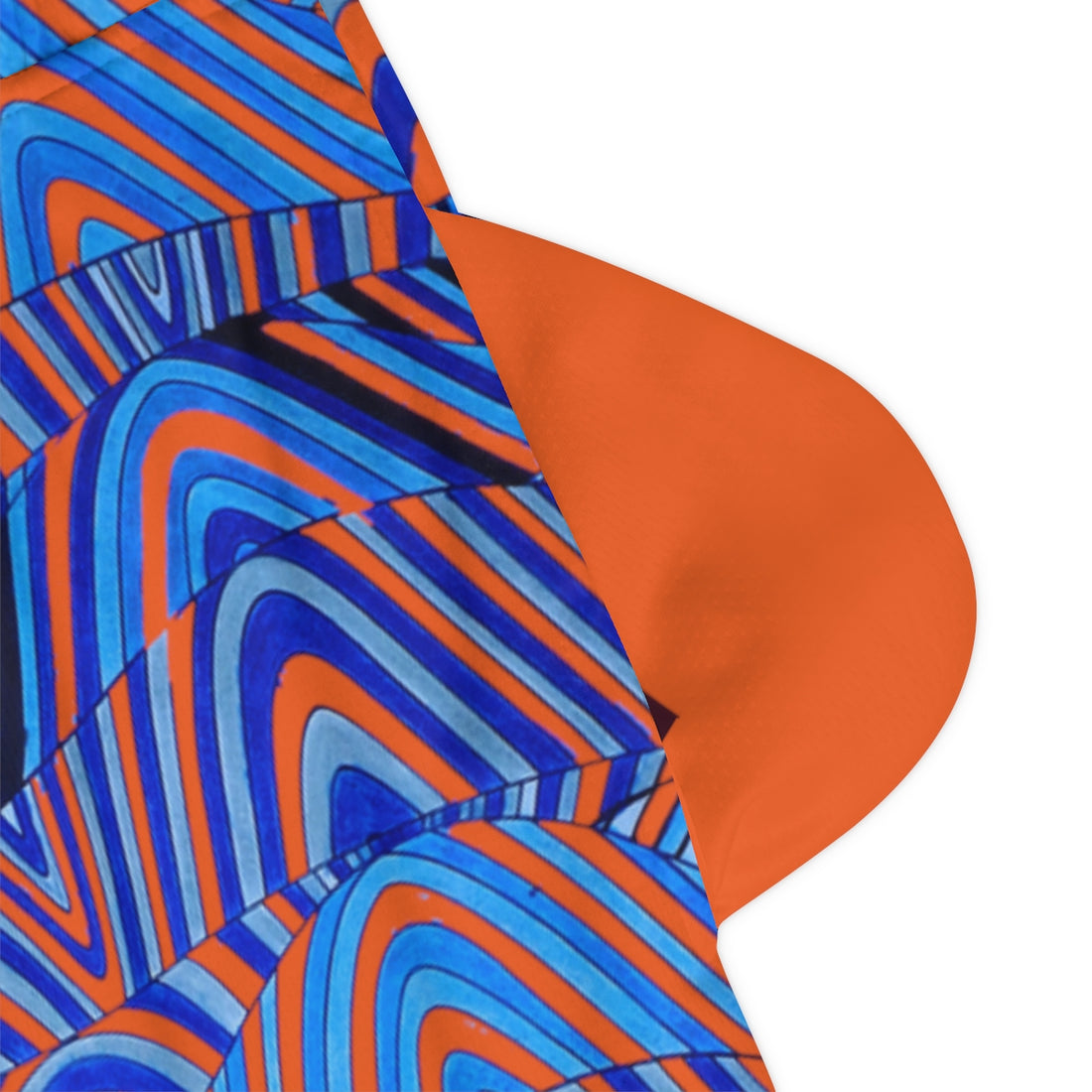 Orange Sonic Basketball Rib Shorts (AOP)