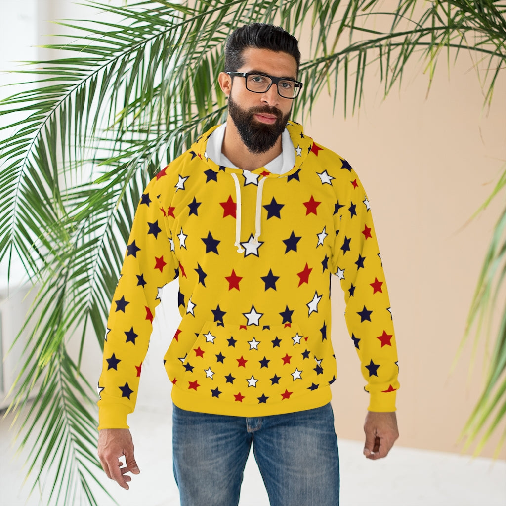 Yellow Star Pullover Hoodie