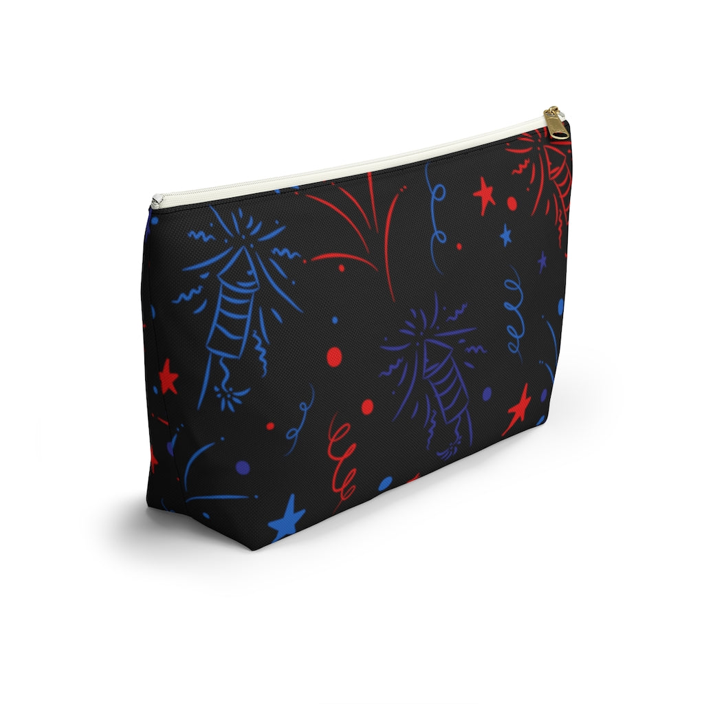 Firecracker Black Accessory Pouch