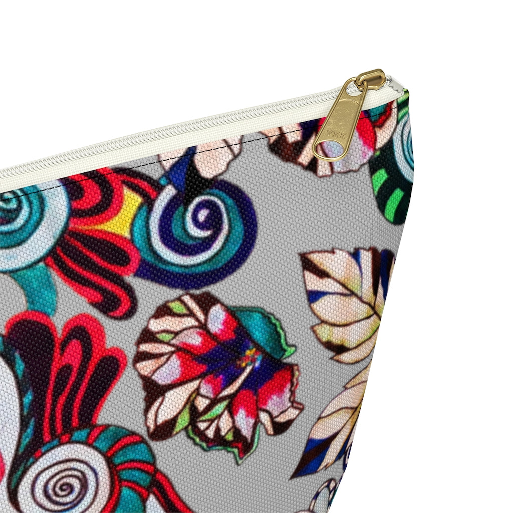 Floral Pop Slate Accessory Pouch
