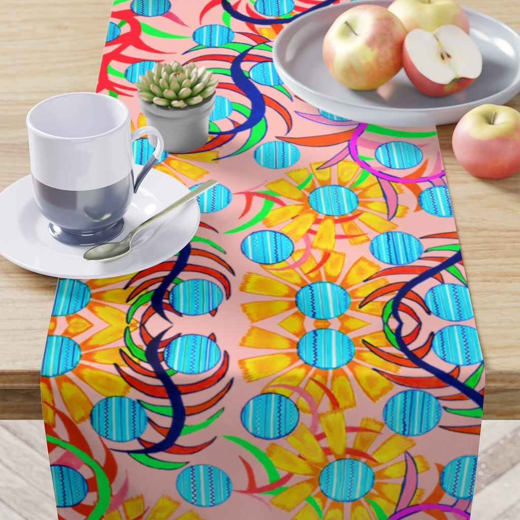 Sunflower Blush Table Runner