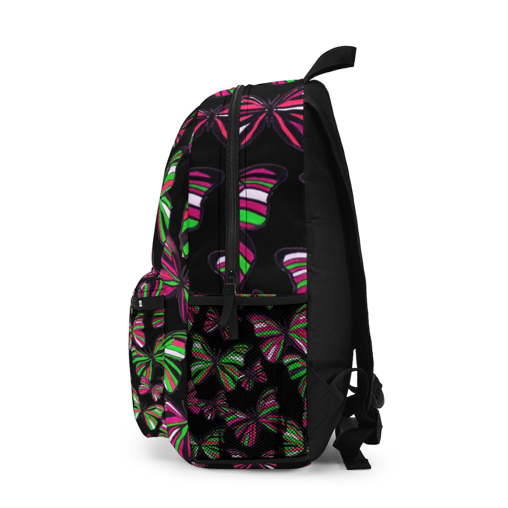 Butterflies Black Backpack