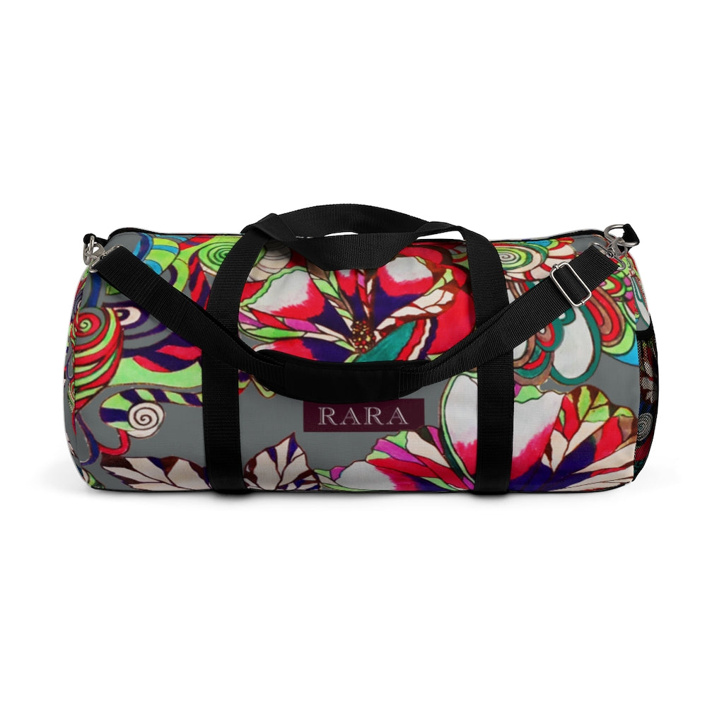 Artsy Floral Pop Ash Duffel Bag