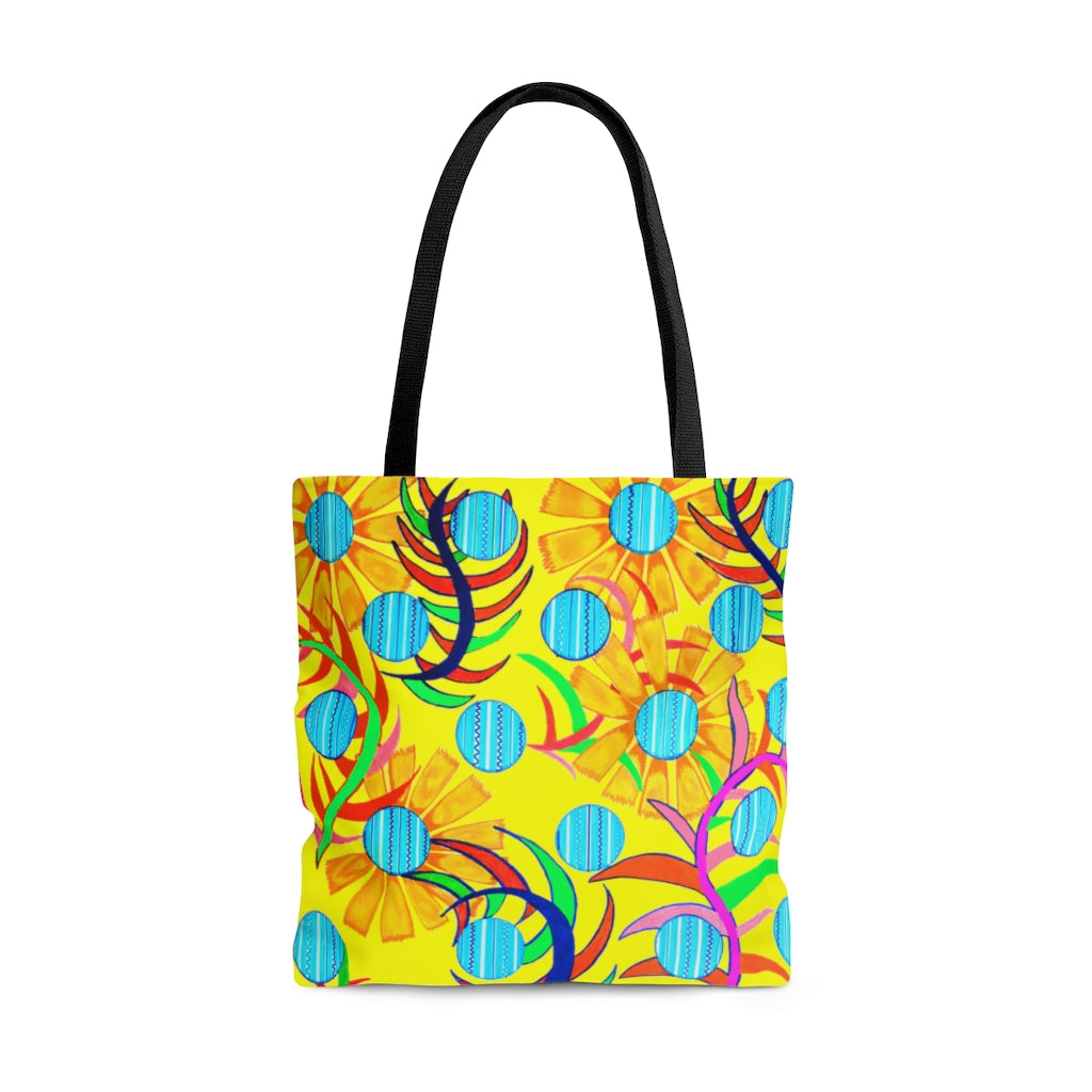AOP The Sunflower Yellow Tote Bag