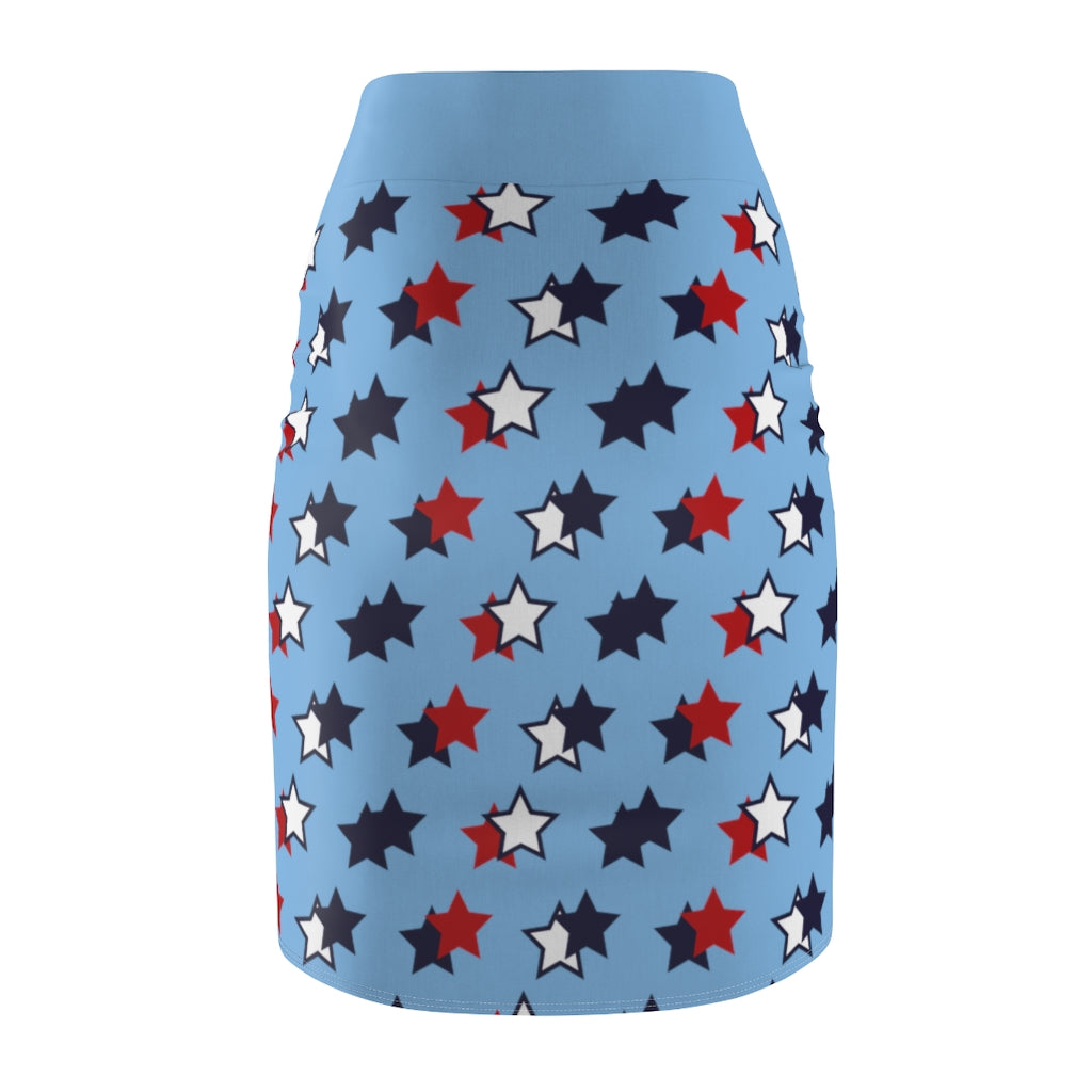 AOP Starry Sky Pencil Skirt