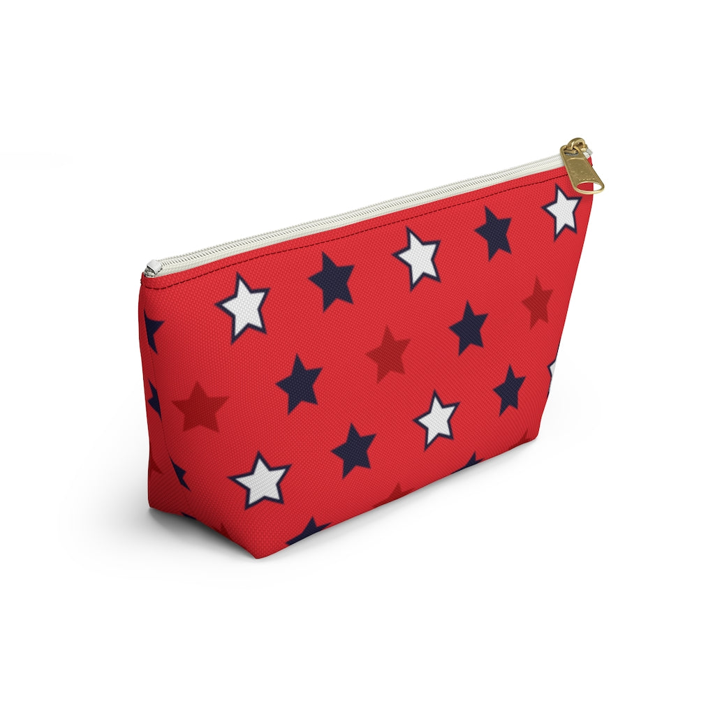 Starry Red Accessory Pouch