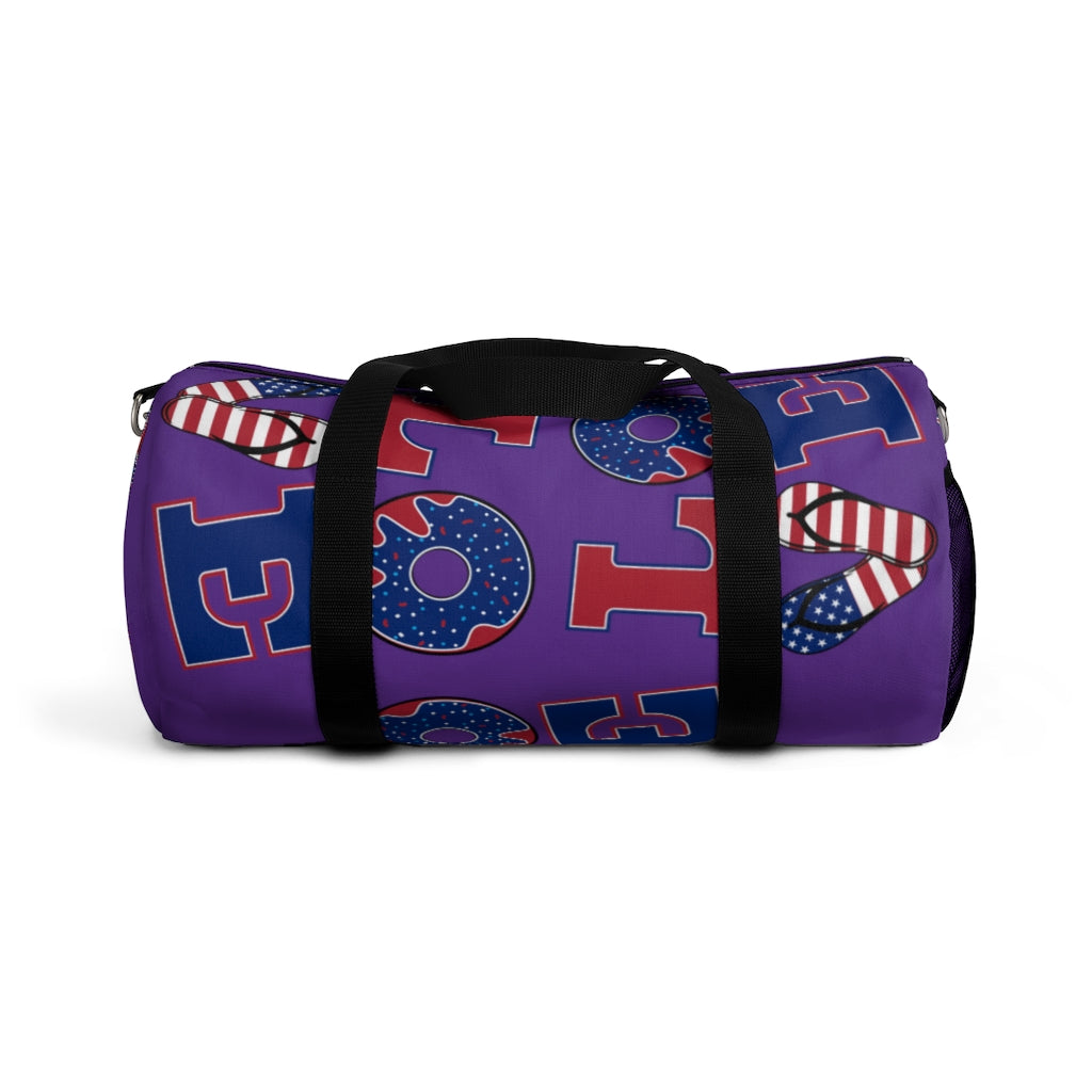 American Love Purple Duffel Bag