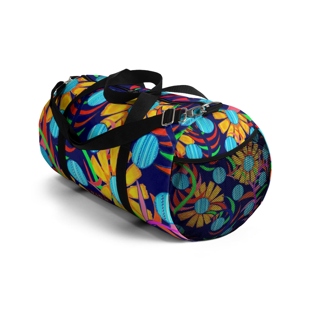 Sunflower Navy Blue Duffel Bag