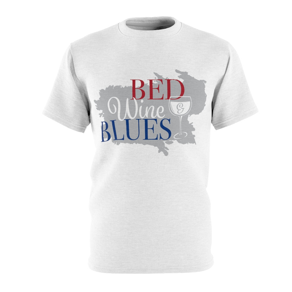 Menswear White AOP Blues Tee