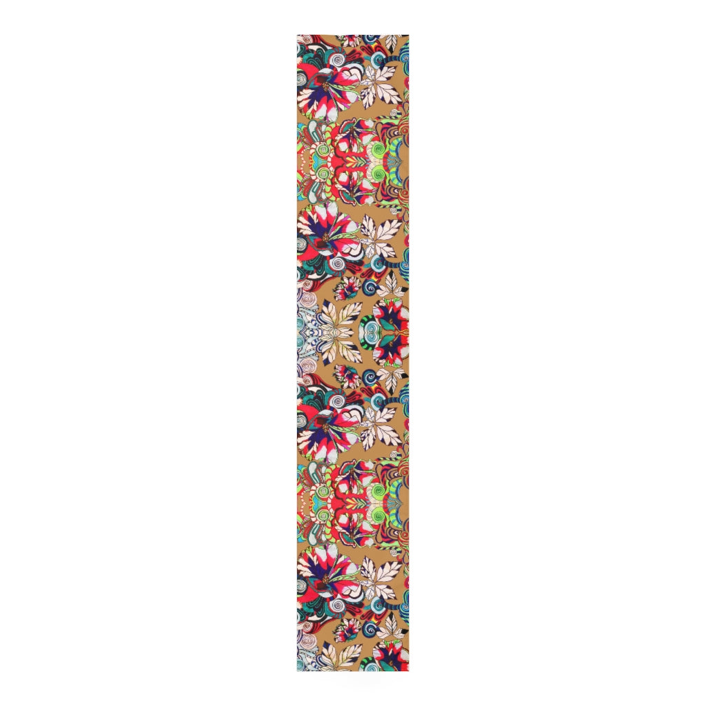 Artsy Floral Pop Tussock Table Runner