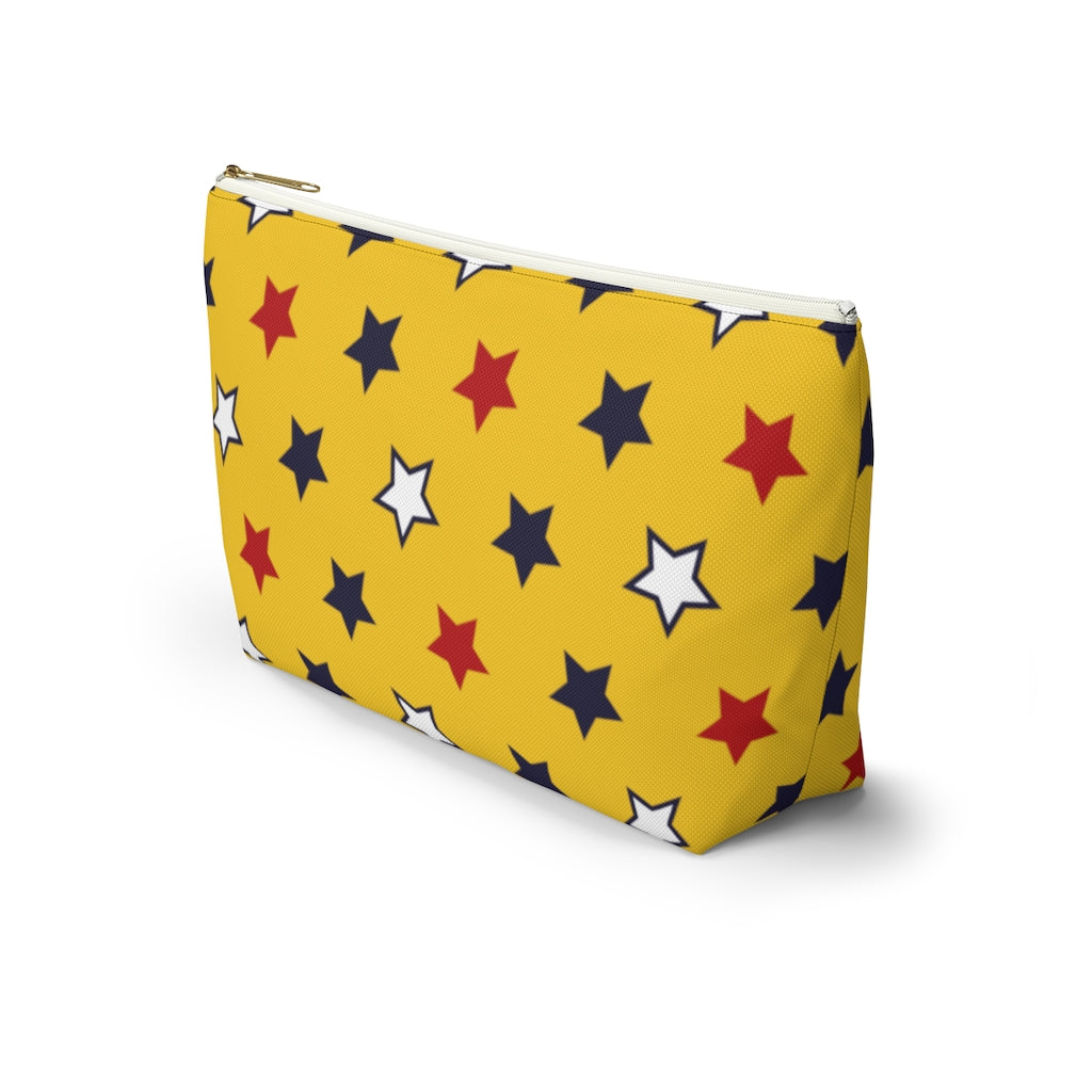 Starry Yellow Accessory Pouch