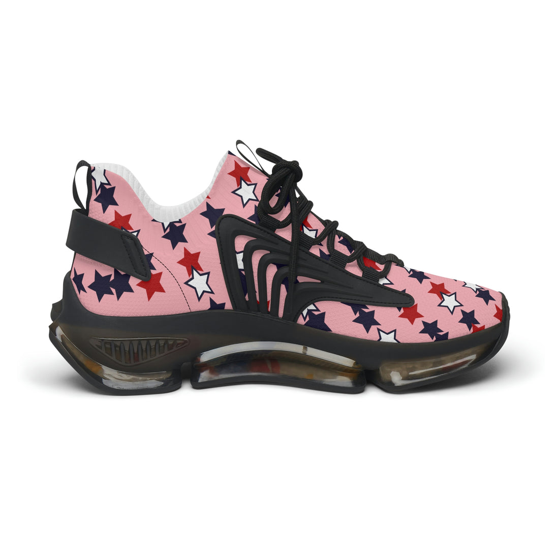 Blush Pink Stargirl OTT Women's Mesh Knit Sneakers